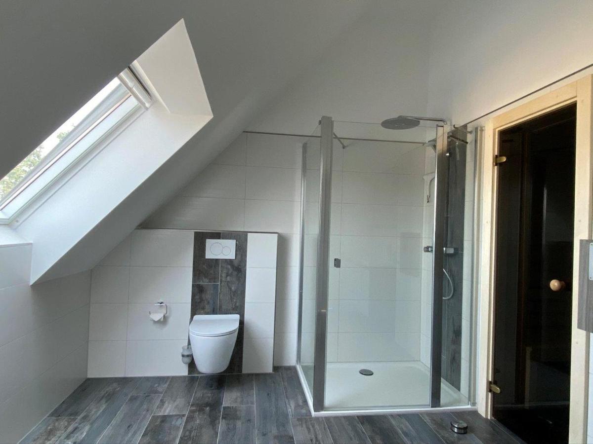 Ferienhaus Seestern Am Harkebruegger See Mit Sauna Und Kamin Barssel  エクステリア 写真